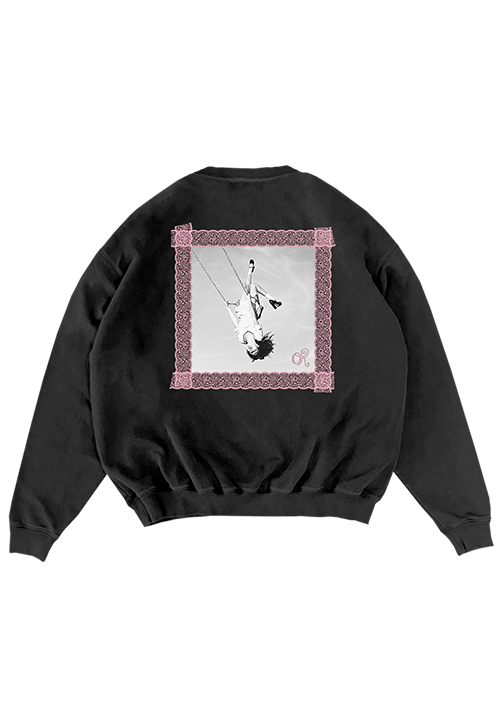 Sudadera bordada lace album cover