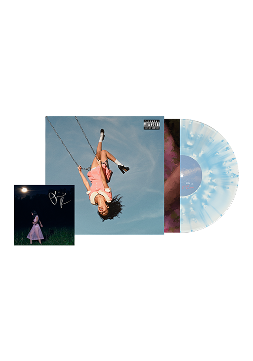 you seem pretty sad for a girl so in love - Vinilo 'static lover' pop-up blue + Tarjeta Firmada